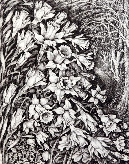 Robin Tanner (1904-1988) March 14 x 11.75in., unframed